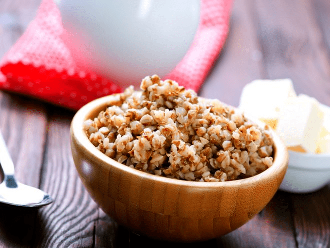 Buckwheat yang dimasak