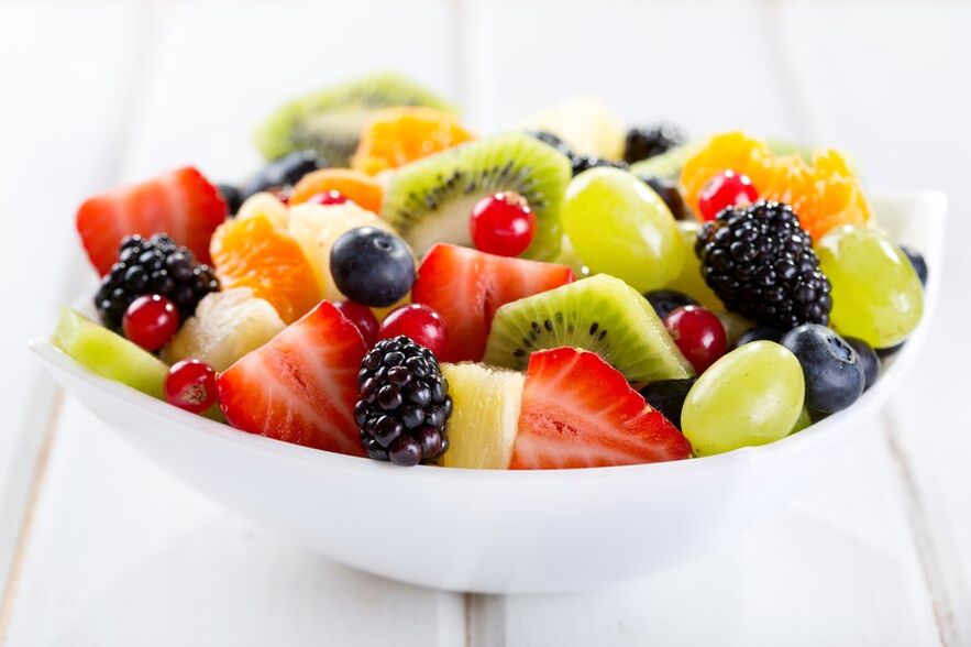 Salad buah pada makanan kegemaran